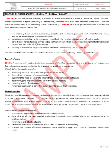 Customer Issues - Canada Industry Practices