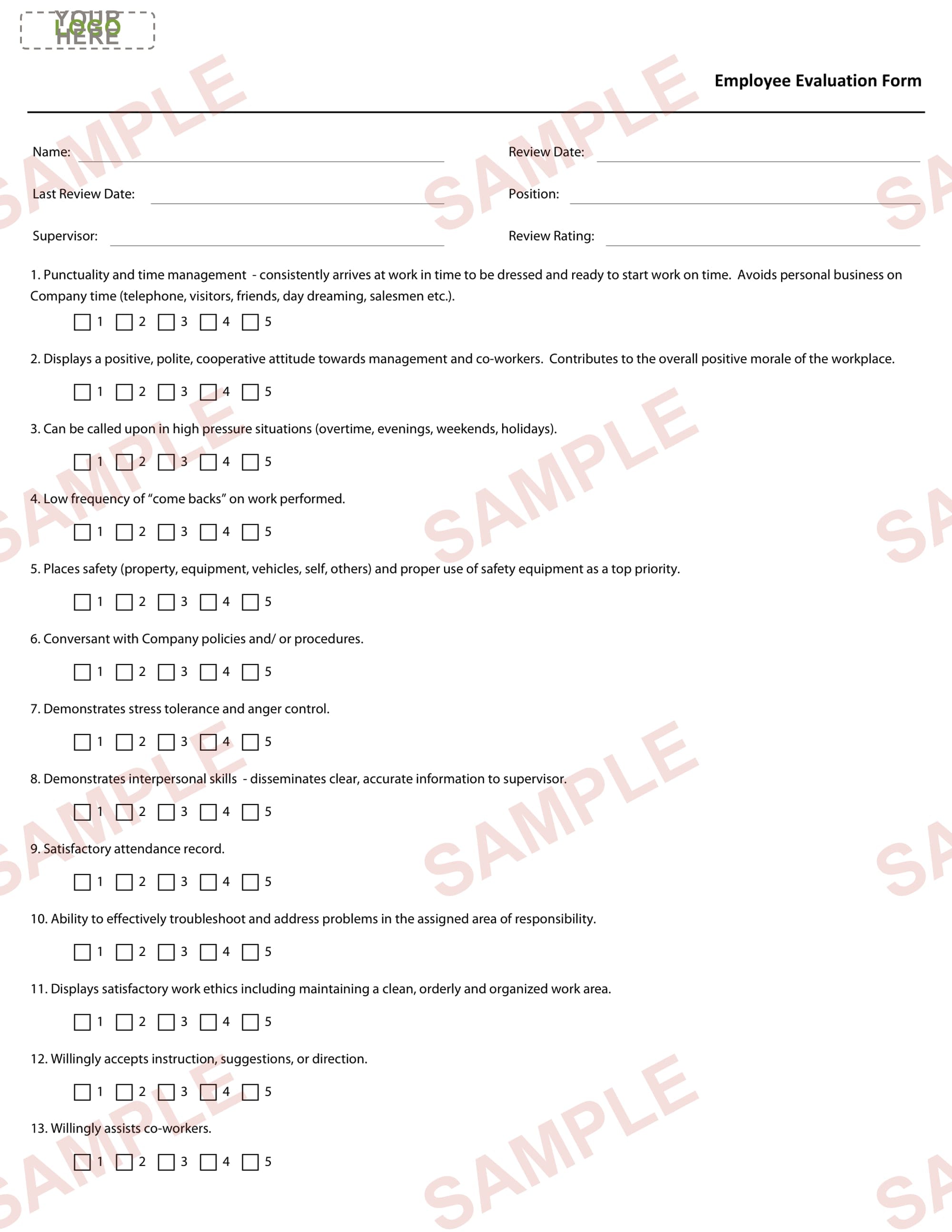 Employee Evaluation