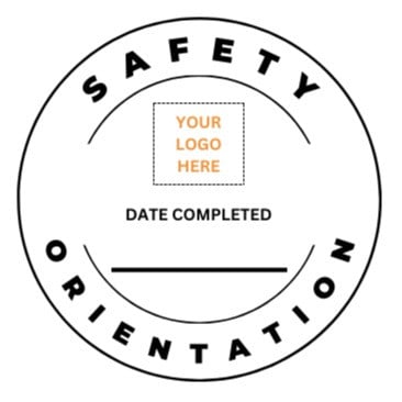 Safety Orientation Sticker Ver.1