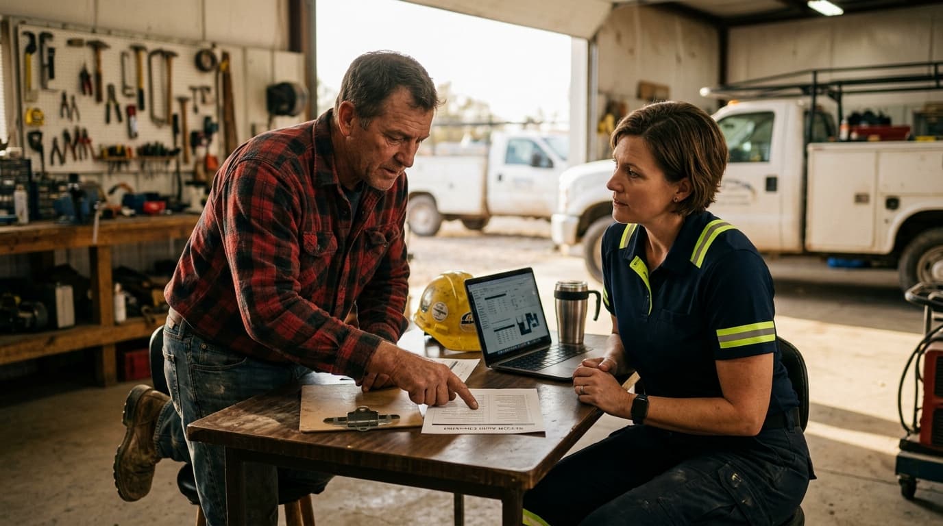 A small Canadian operator reviewing SECOR documentation.