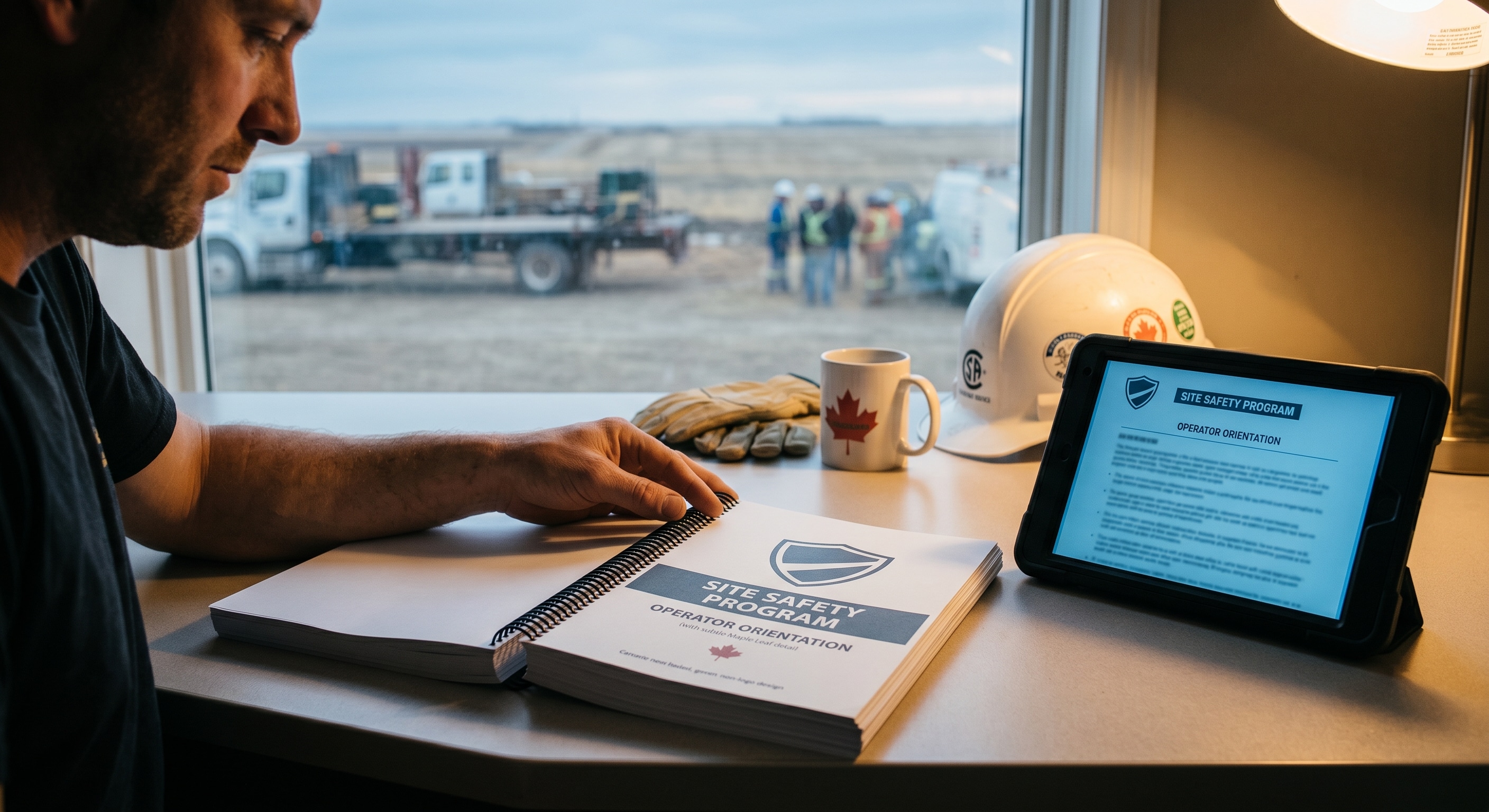 A custom safety manual built for a specific company's operations and regulatory environment.