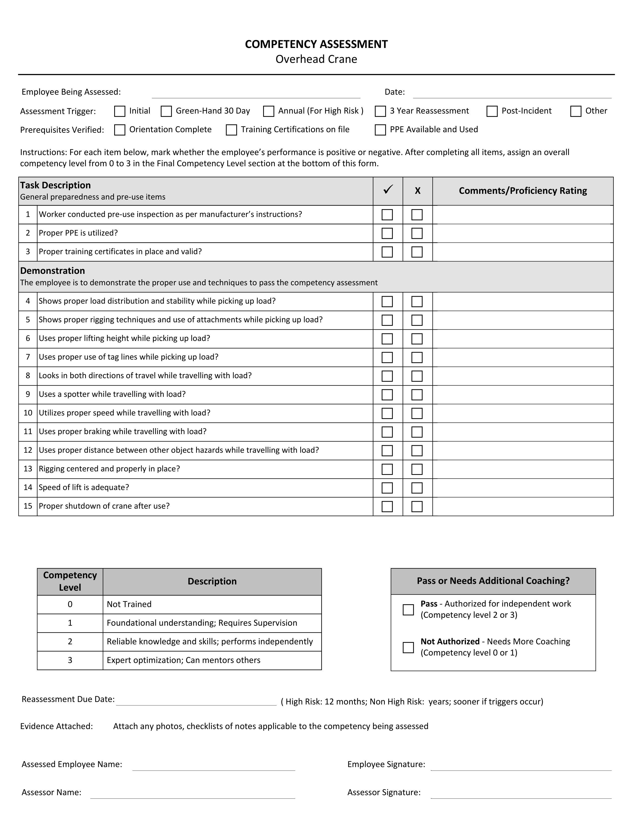 Blank form layout you can try filling in
